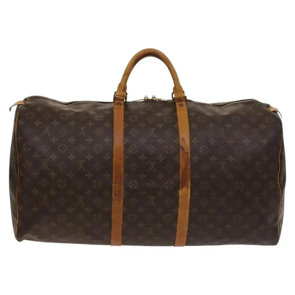 LOUIS VUITTON Monogram Keepall 60 Boston Bag M41422